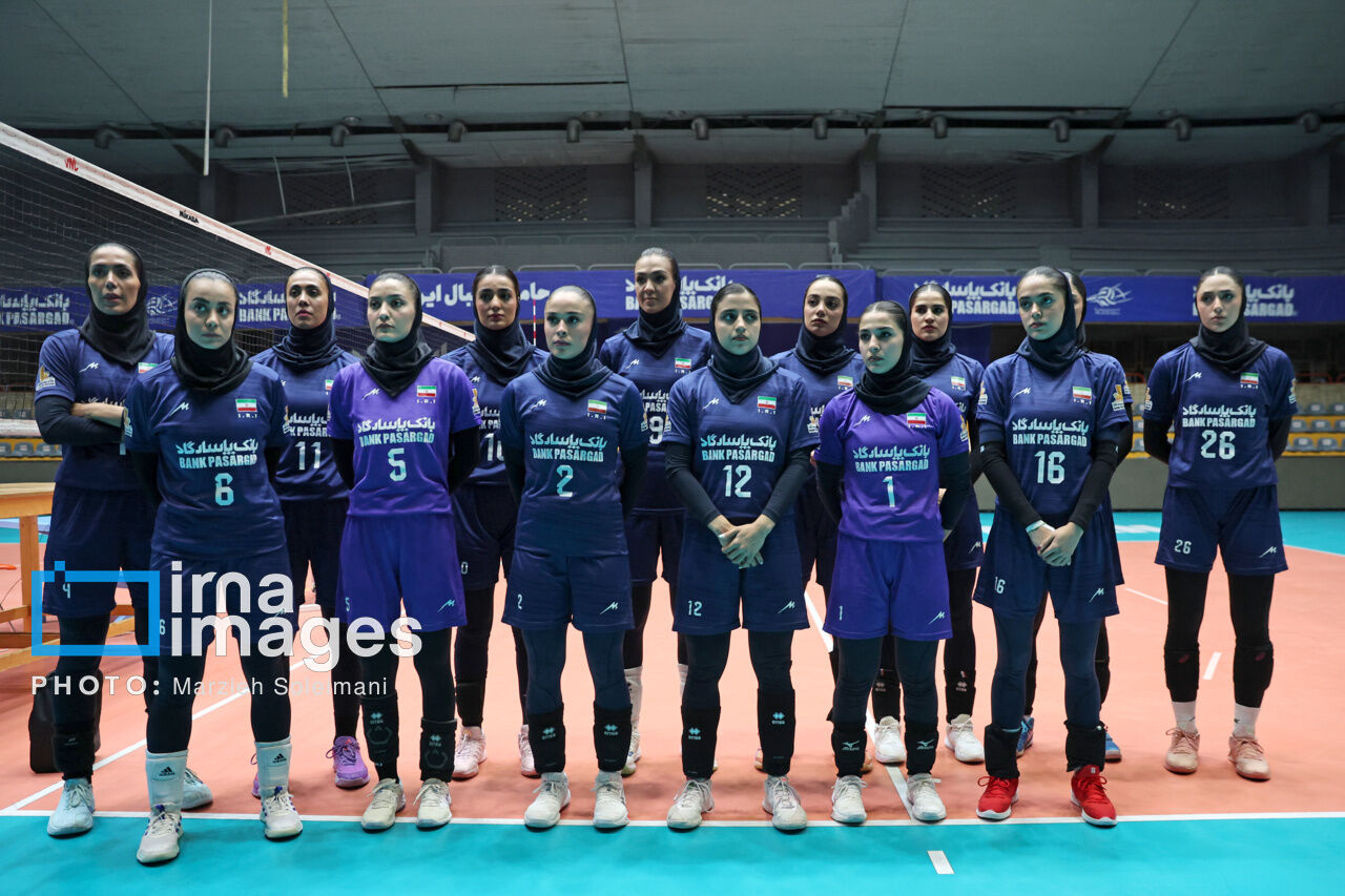 In photos: Iranian women's national volleyball team training
