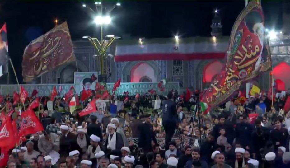 فیلم| آیین بزرگداشت چهلمین روز تدفین رهبر شهید انقلاب در حرم امام رضا(ع)