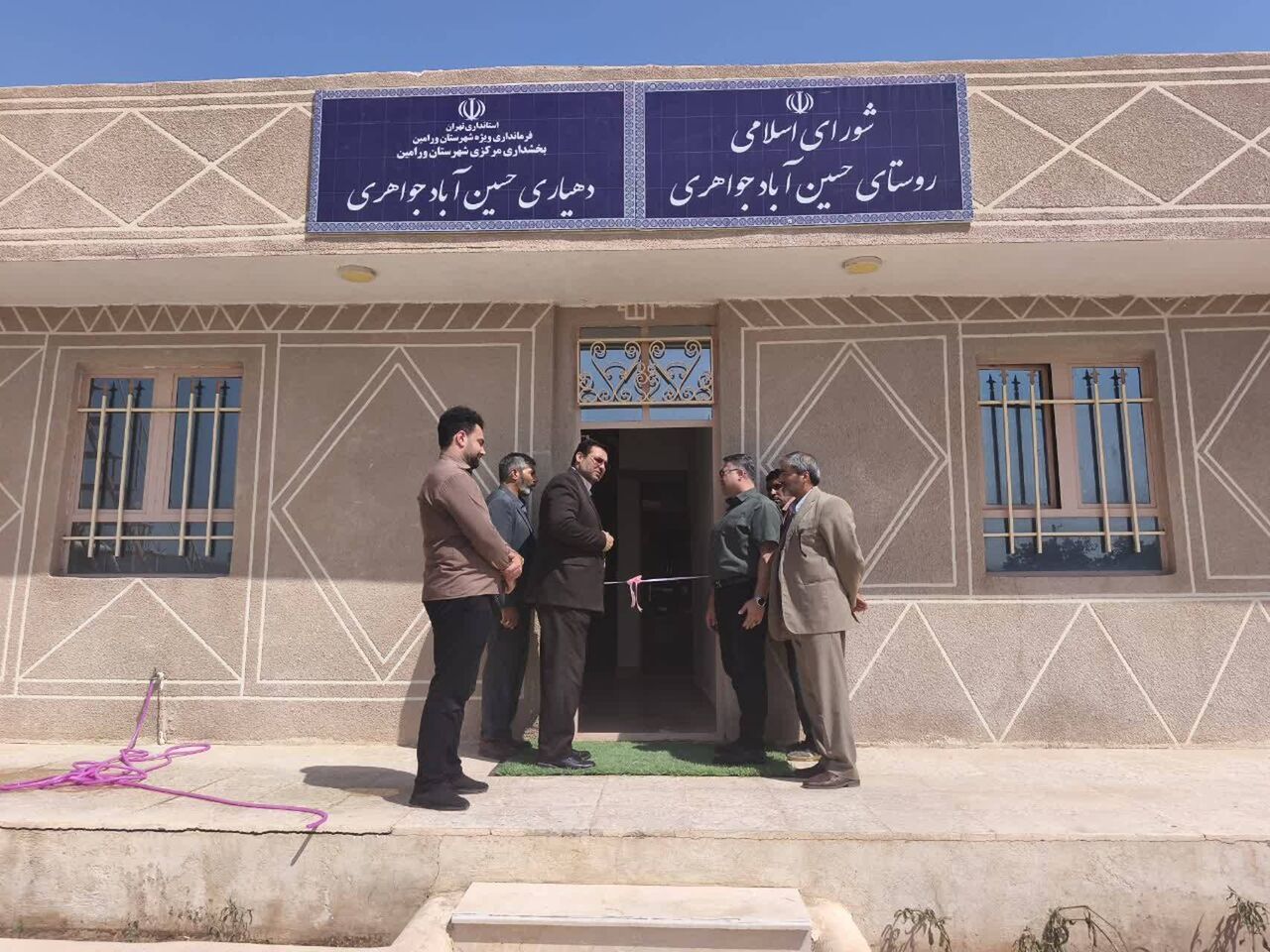 افتتاح ۳ طرح عمرانی روستایی در ورامین