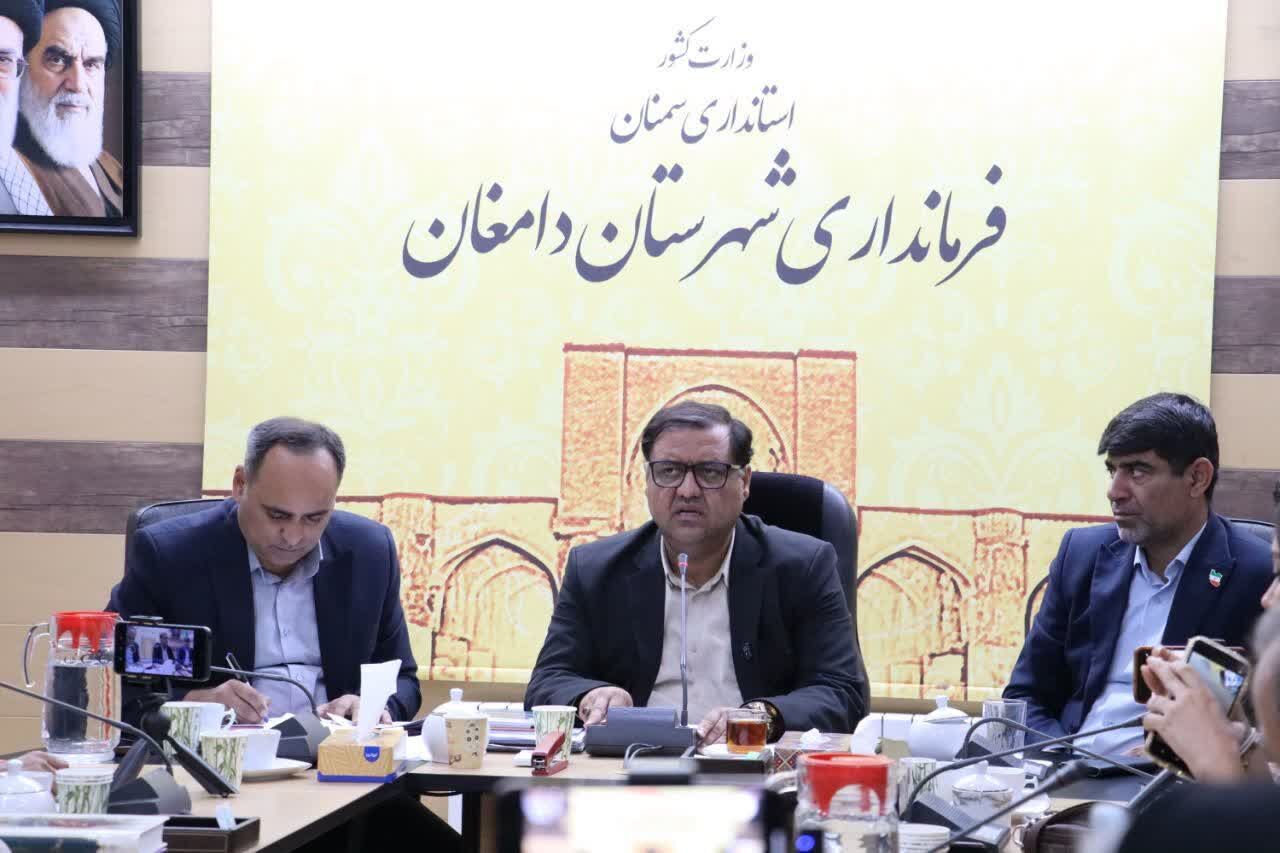 ۲۵ هزار میلیارد ریال طرح هفته دولت دامغان افتتاح یا آغاز می‌شود