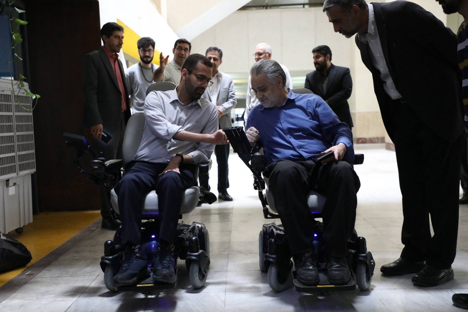 رونمایی از ناوگان ویلچر برقی خودران در دانشگاه صنعتی امیرکبیر