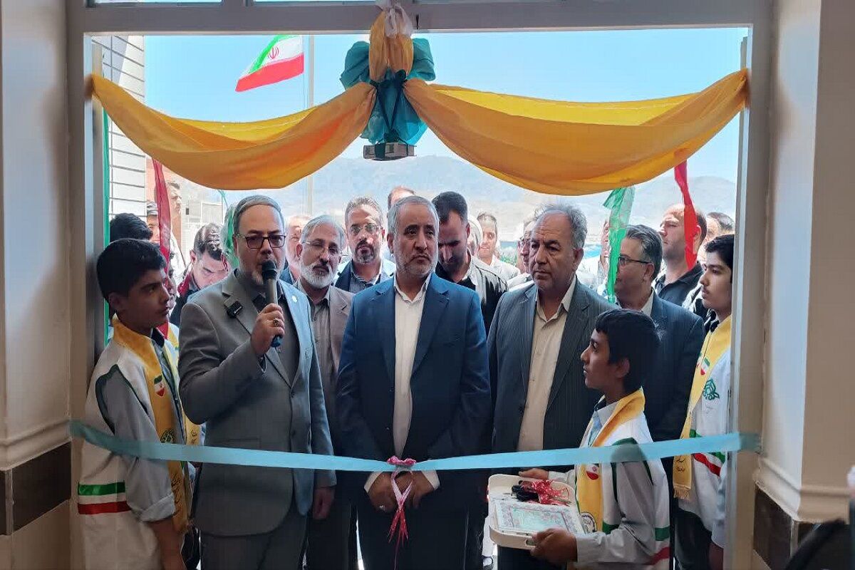 مدرسه ۶ کلاسه روستای حاجی‌آباد بیرجند افتتاح شد