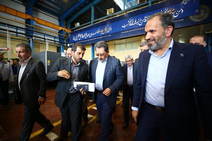 بزرگترین کارخانه هوشمند لوازم خانگی شوینده ایران با حضور وزیر صمت افتتاح شد