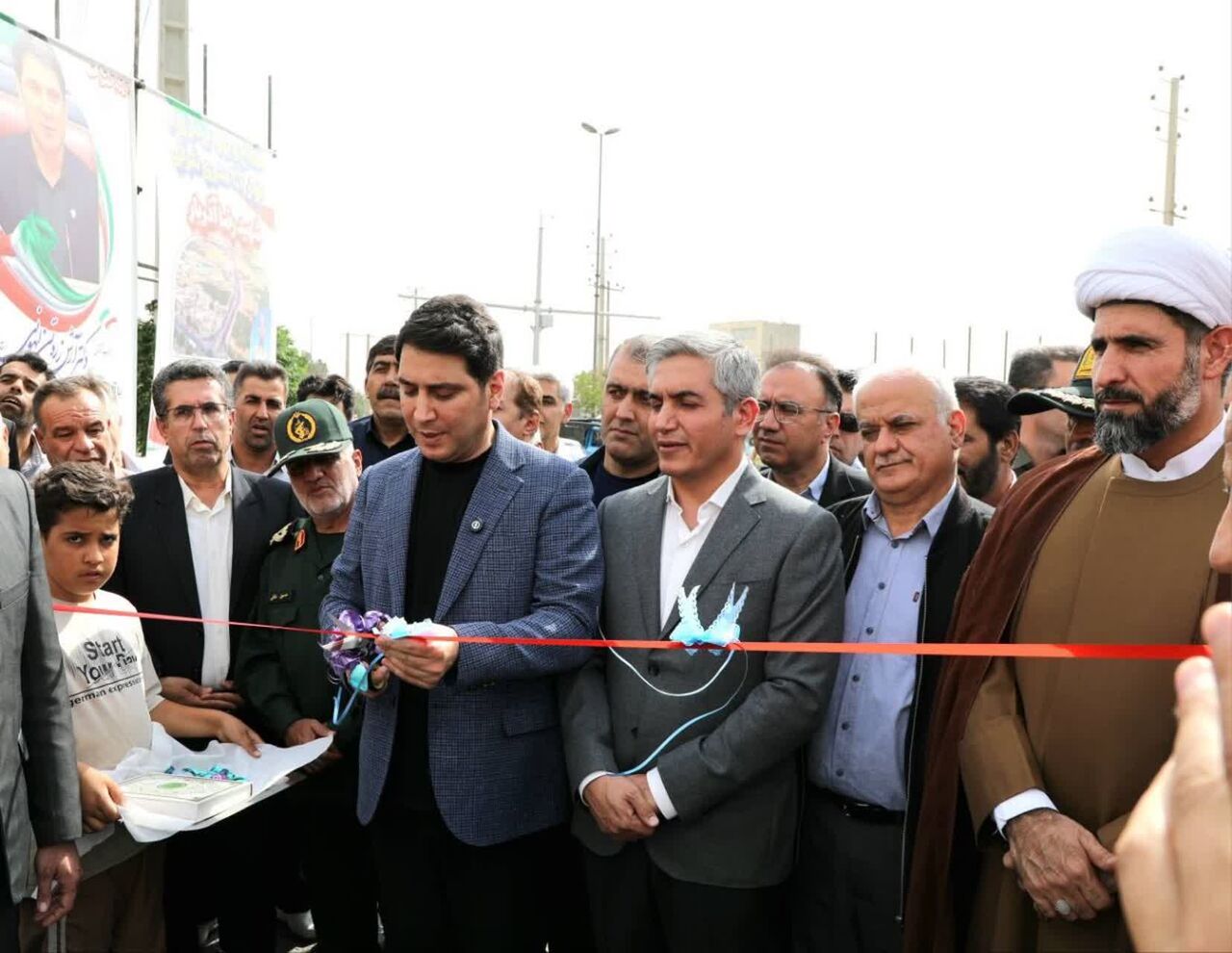 گره‌گشایی ترافیکی در کامیاران؛ افتتاح پروژه بزرگ کمربندی شهید آذربار