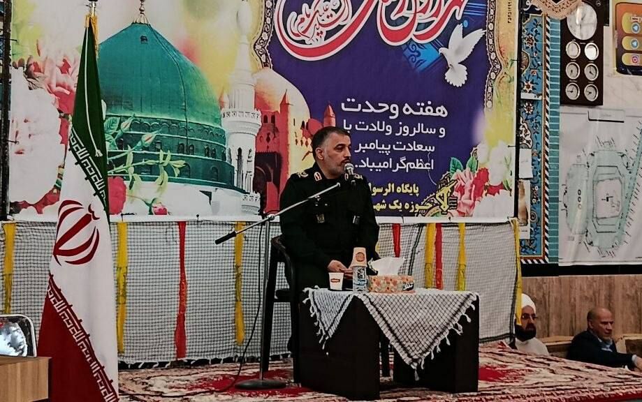 فرمانده سپاه سلماس: وحدت ملت ایران مهم‌ترین مولفه تاب‌آوری و انسجام ملی است