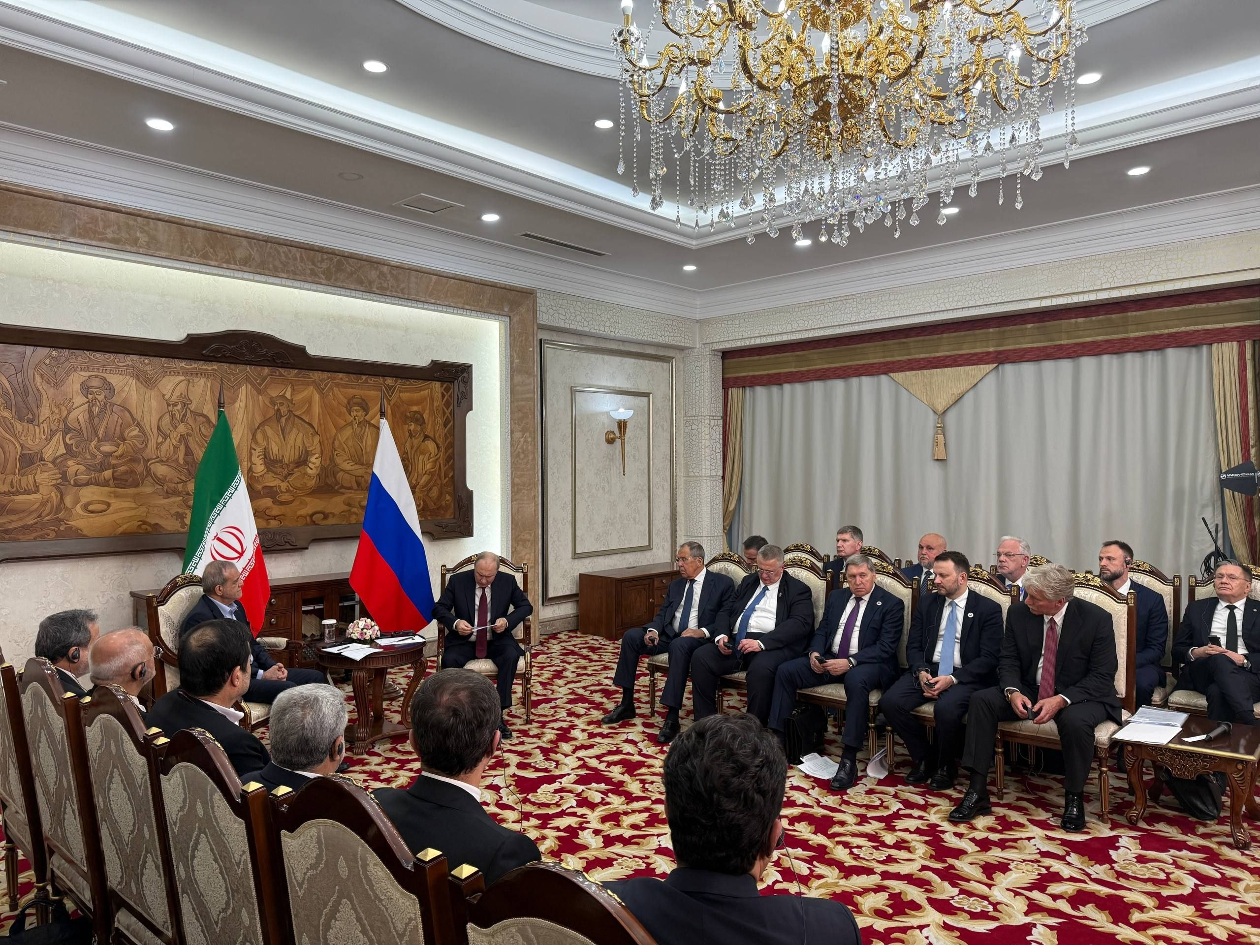 دیدار پزشکیان و پوتین در حاشیه اجلاس سازمان همکاری شانگهای