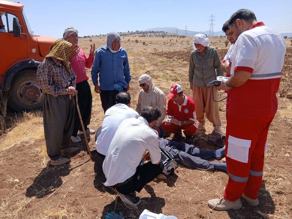۴۳۸ نفر از خدمات امدادی هلالاحمر لرستان بهرهمند شدند