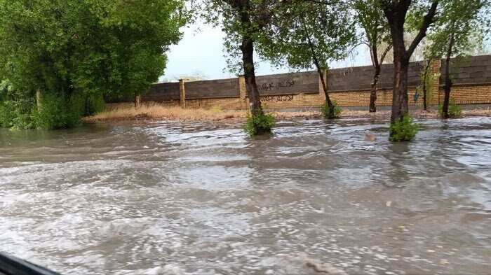 بارندگی شدید باعث آبگرفتگی معابر عمومی شهرهای مازندران شد