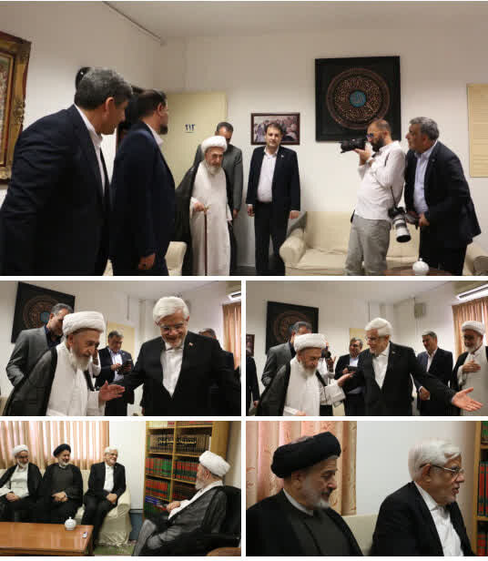 دیدار معاون اول رئیس جمهور با آیات عظام تقلید در قم دیدار معاون اول رئیس جمهور با آیات عظام تقلید در قم