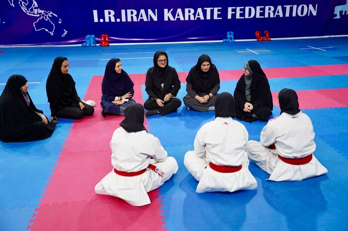 بازدید محمدیان از اردوی تیم ملی کاتای بانوان اعزامی به ناگویا