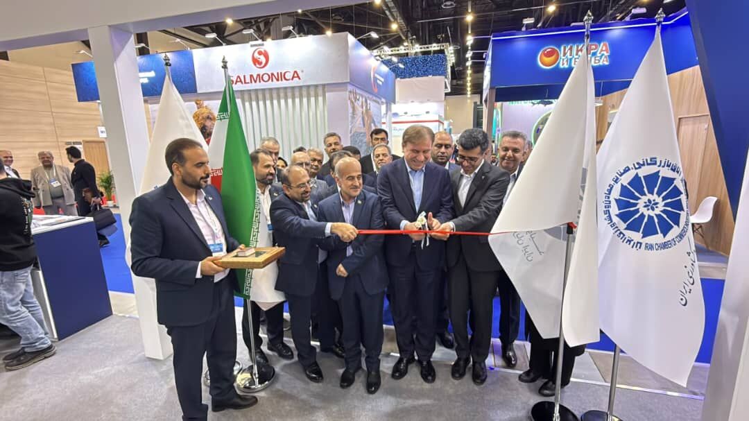 پاویون جمهوری اسلامی ایران در نمایشگاه آبزیان سنپترزبورگ افتتاح شد