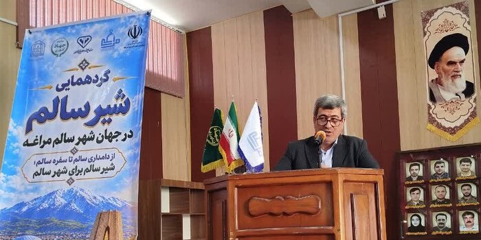 شیر سالم در شهر سالم مراغه