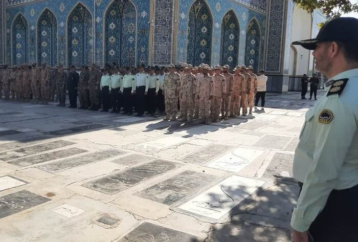 نظامیان گنبدی با شهدای هشت سال دفاع مقدس تجدید میثاق کردند