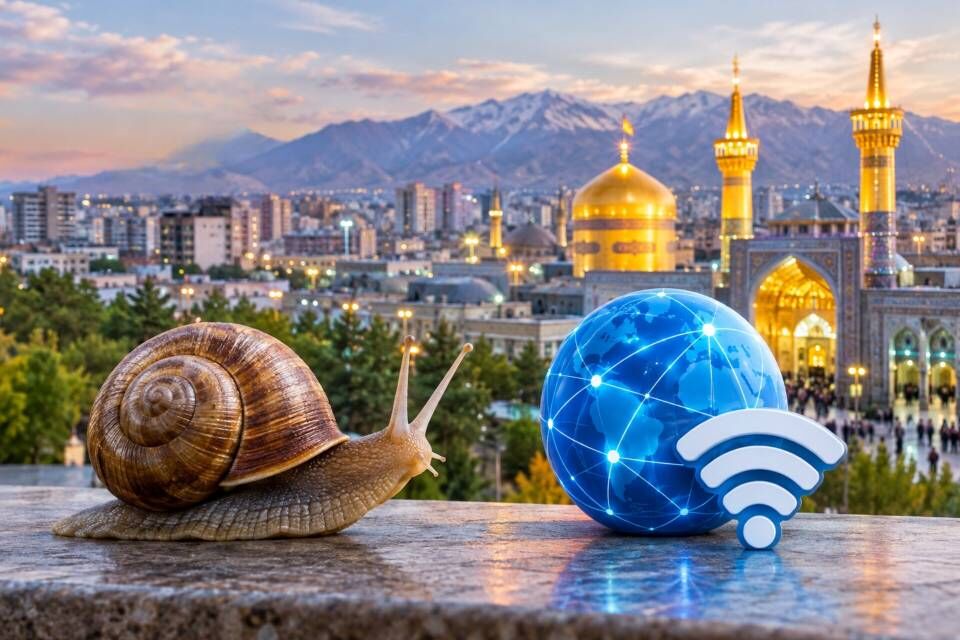 سرعت اینترنت، به کندی حلزون در برخی از مناطق مشهد سرعت اینترنت، به کندی حلزون در برخی از مناطق مشهد
