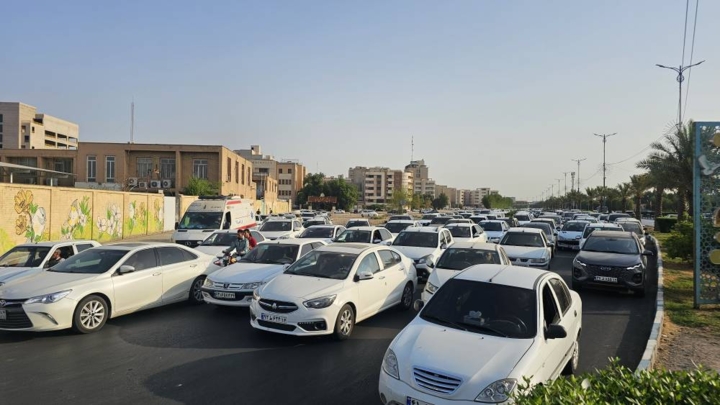 اهواز گرفتار در گره ترافیکی