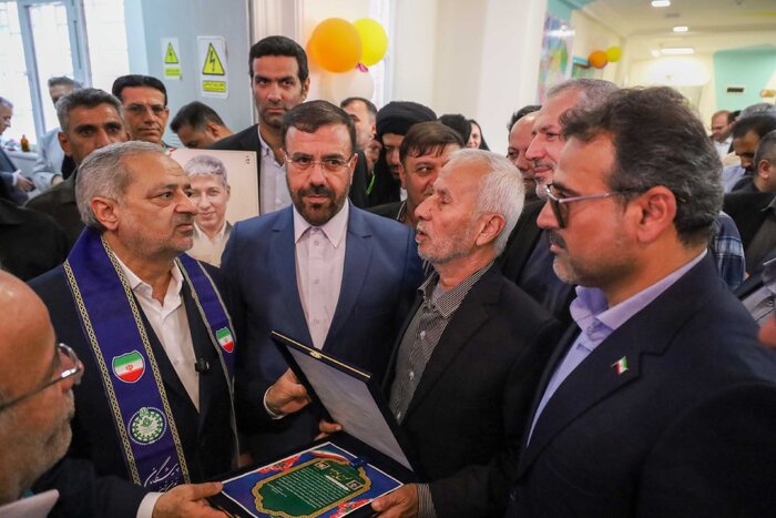 افتتاح آموزشگاه 6 کلاسه لامرد با حضور وزیر آموزشوپرورش و استاندار فارس
