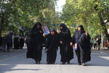تشییع پیکر ۲ شهید مدافع امنیت در ساری