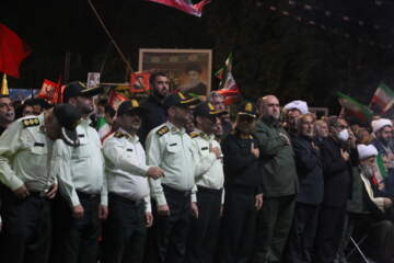 تشییع پیکر ۲ شهید مدافع امنیت در ساری