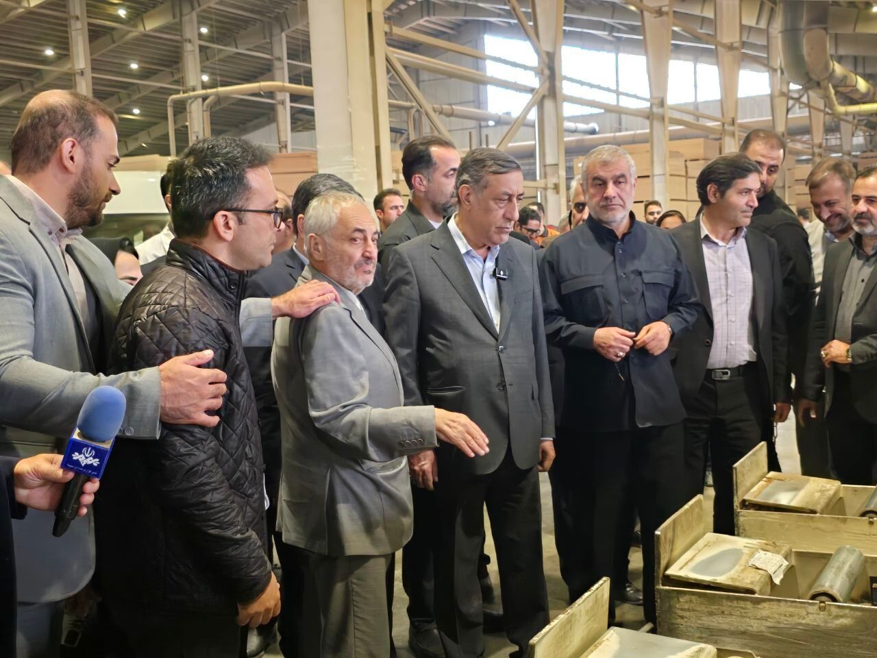 طرح تولید تخته فیبر خام در اردبیل افتتاح شد