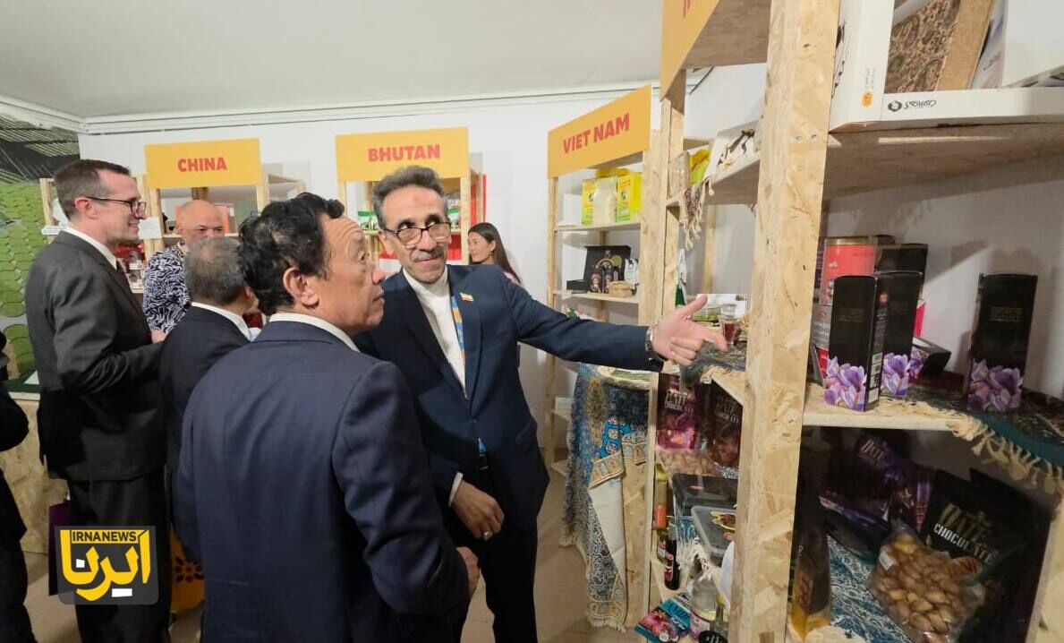 مدیرکل فائو از غرفه ایران در نمایشگاه رم بازدید کرد