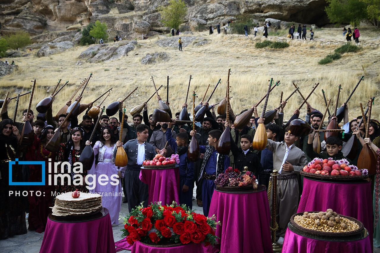 Historic Karaftu Cave Hosts Traditional Iranian Mehregan Festival Celebration in Kurdistan