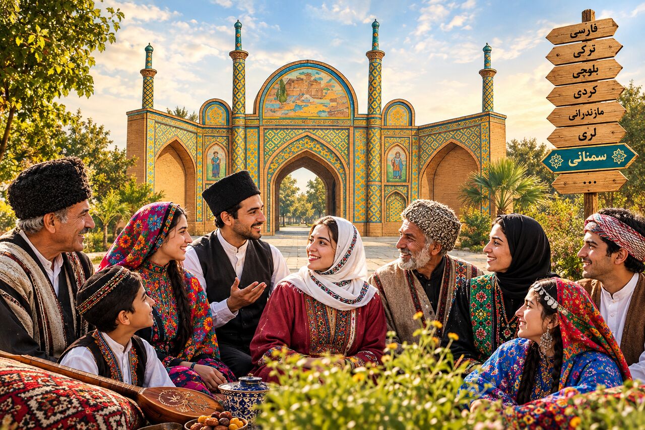 سمنان «ایران کوچک» با ۷۸ گویش و رنگین‌کمانی از اقوام + فیلم