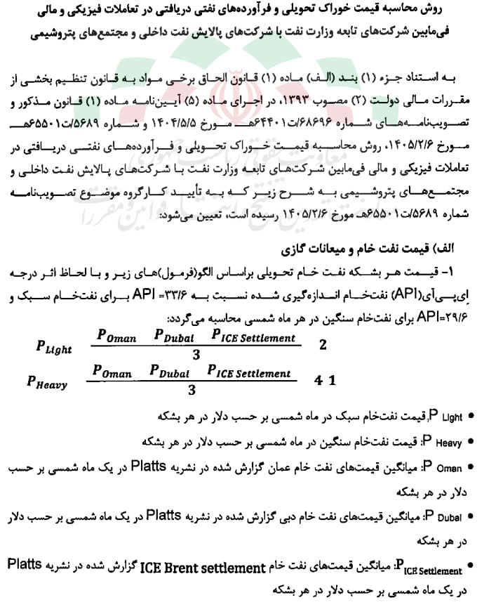 نرخ جدید خوراک پالایشگاهها و قیمت فرآوردههای نفتی اعلام شد/ همه چیز به شرایط قبل برگشت