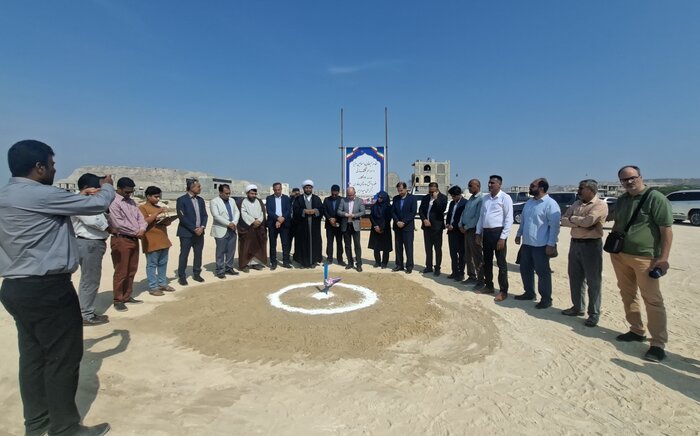سه مدرسه خیرساز در قشم کلنگ‌زنی شد