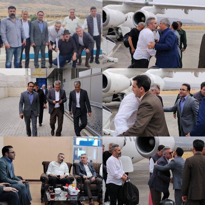 پیشکسوتان فوتبال ایران برای افتتاح چمن مصنوعی بدره آمدند