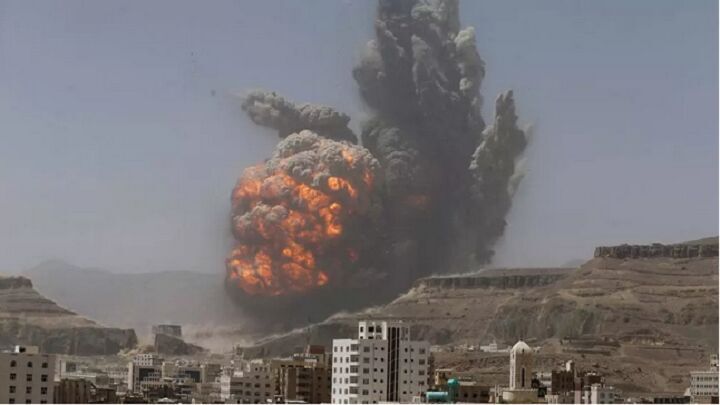 Saudi airstrikes target Yemen’s capital, Sanaa