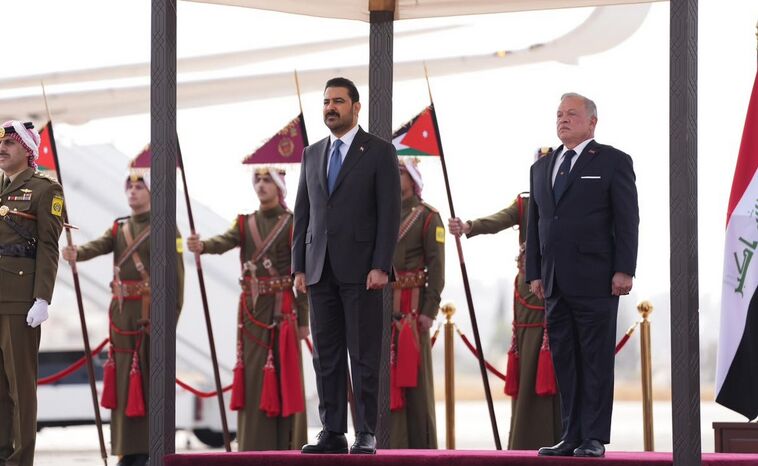 دیدار نخست‌وزیر عراق و پادشاه اردن