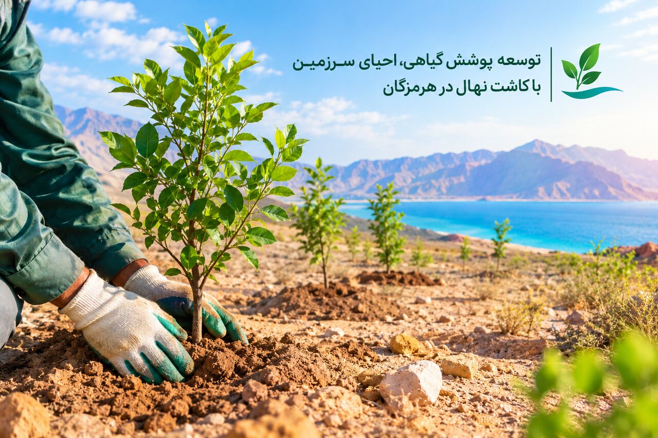 ۱۰ میلیون نهال تولیدی در هرمزگان و آزمون سخت «بقا» در اقلیم گرم و خشک