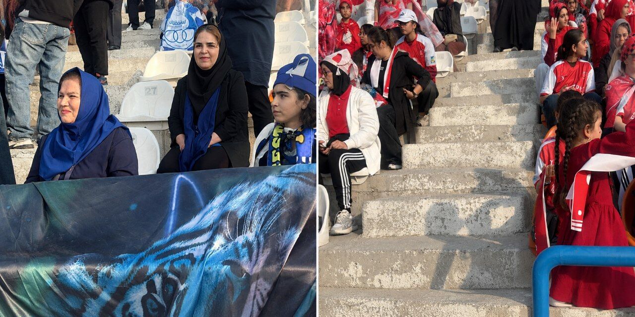 شور و هیجان در نخستین دربی بانوان + فیلم