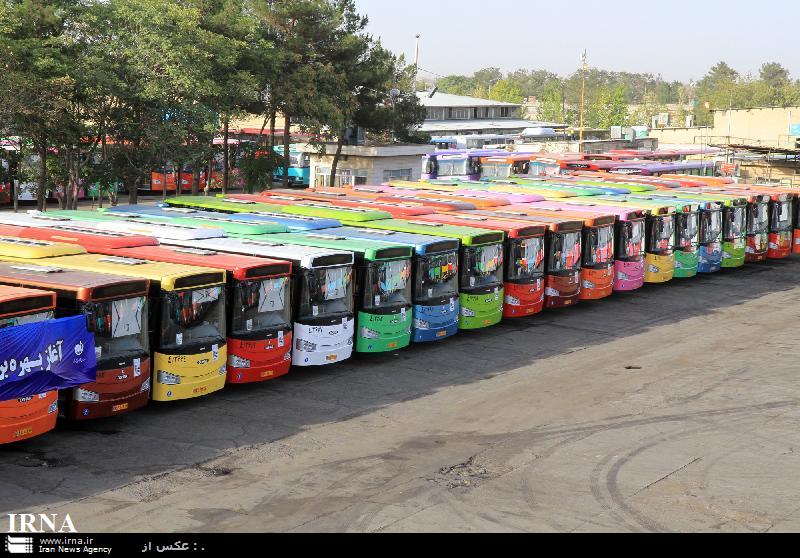 اتوبوس هاي جديد پيشرو به ناوگان حمل و نقل شهري آمل اضافه شد