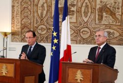 رییس جمهور لبنان، مذاكرات با همتای فرانسوی خود را تشریح كرد
