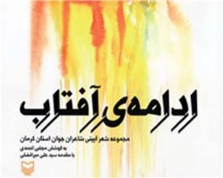 'ادامه‌ي آفتاب' مجموعه شعر آييني شاعران جوان استان كرمان روانه بازار كتاب شد