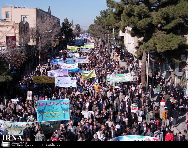 مردم سبزوار در راهپيمايي 22 بهمن دشمنان انقلاب و نظام را مايوس كردند