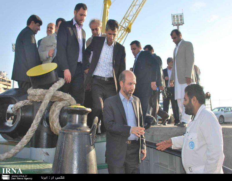 فاز یک توسعه بندرشهید بهشتی چابهار خرداد سال اینده تکمیل می گردد