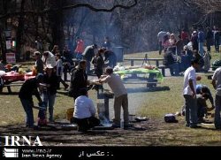 مردم زنجان در روز طبيعت راهي مناطق سرسبز شدند