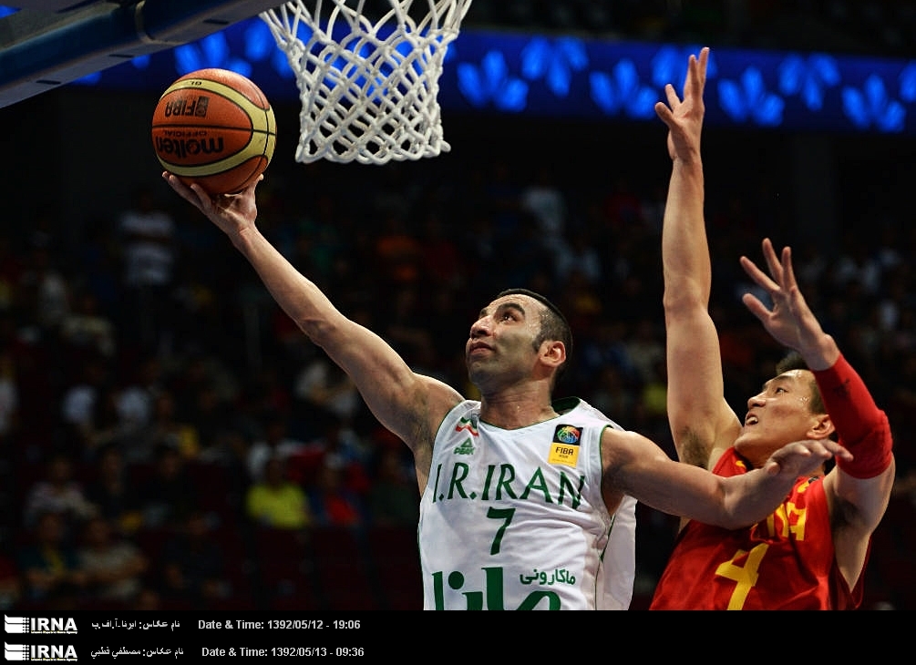 Iran defeats China 70 - 51 in FIBA Asia Championship