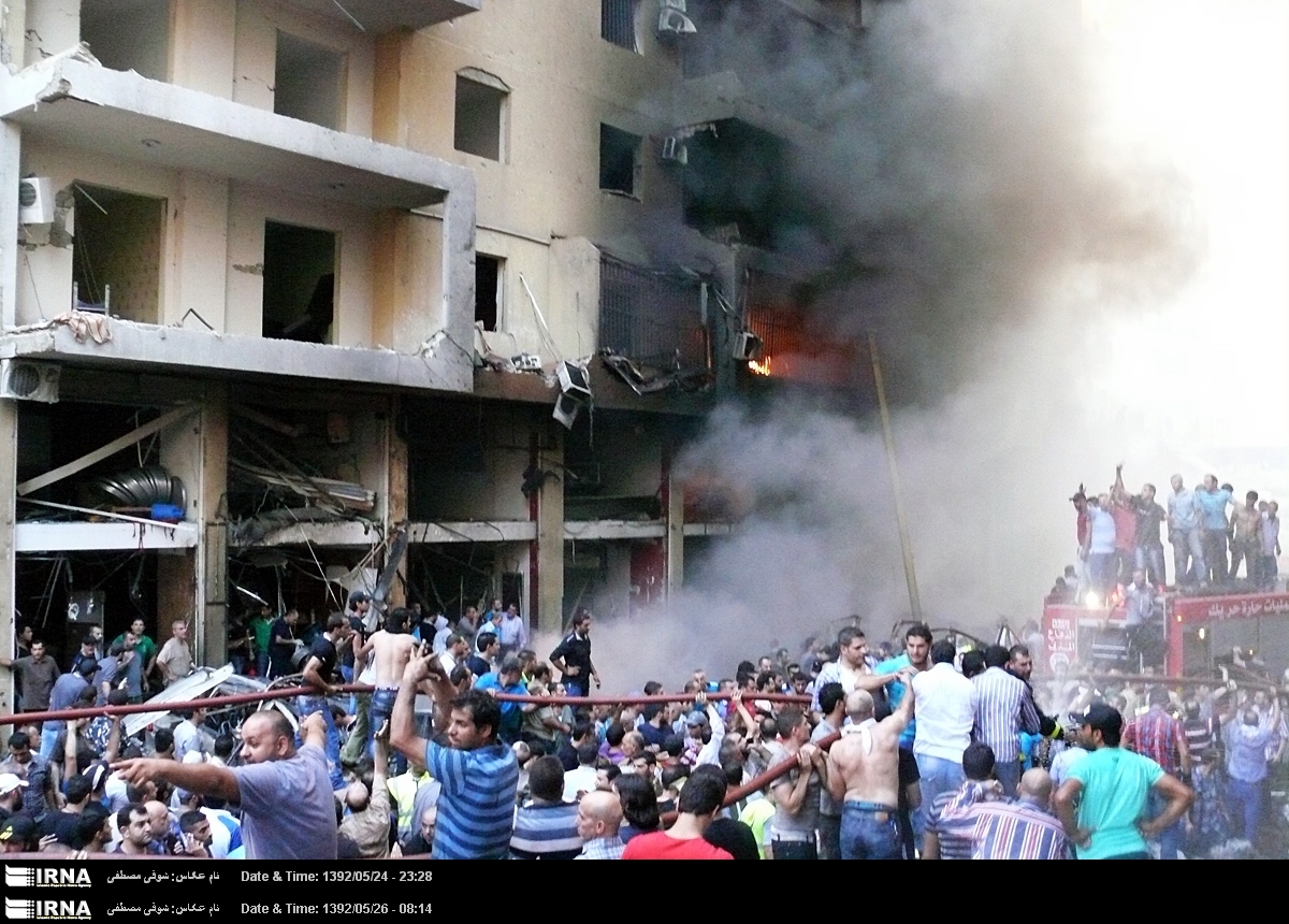 A terrorist car bombing in Al Zahyeh - south Lebanon, kills at least 21 people and wounded almost 120