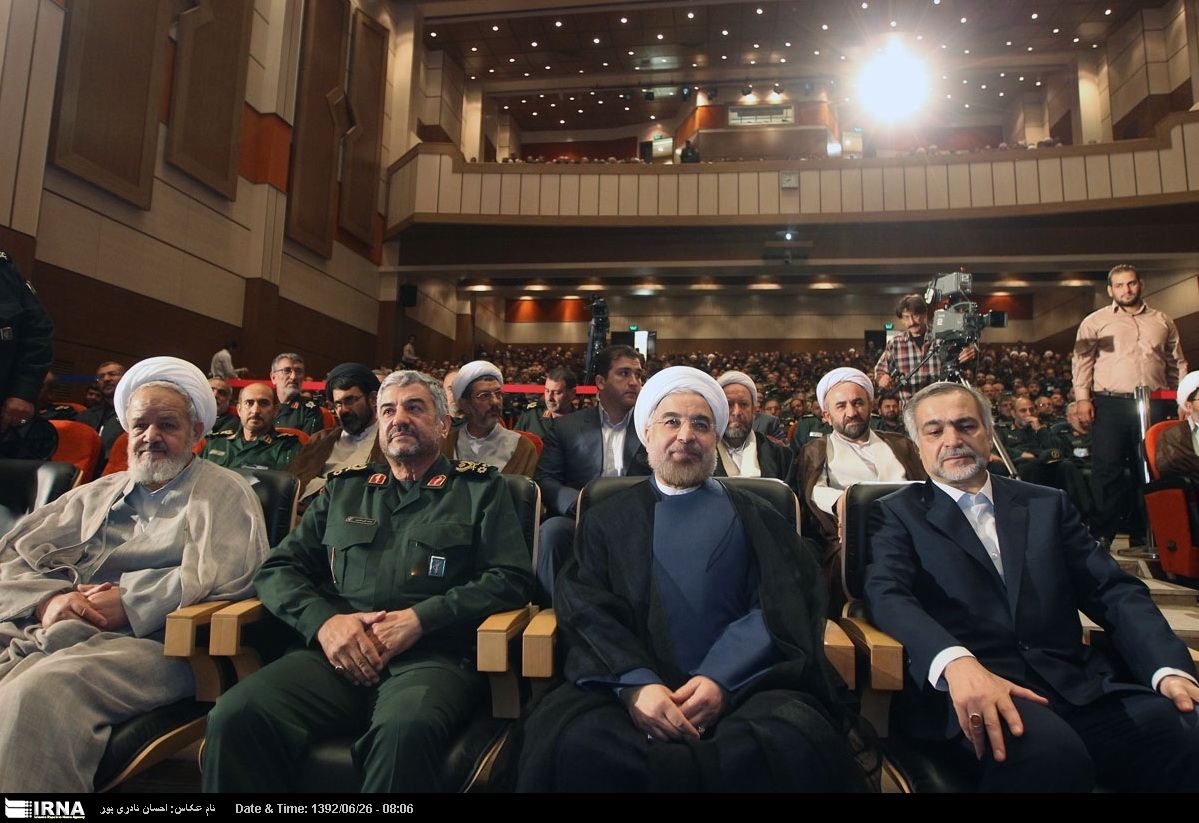 President Rouhani at 20th national gathering of the Islamic Revolution Guards Corps (IRGC)