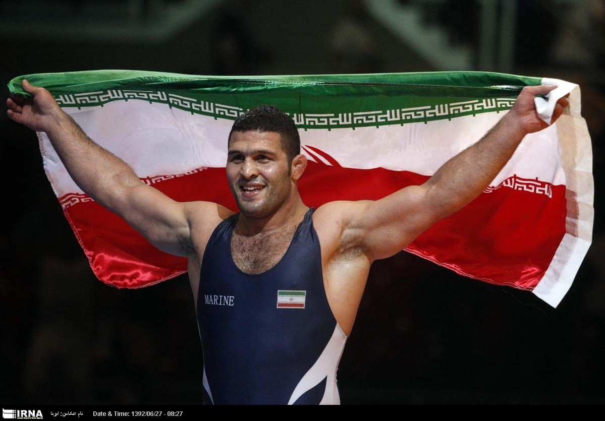 Iranian freestyle wrestler Reza Yazdani snatches gold medal of 96 Kg at the World Wrestling Championships in Hungary