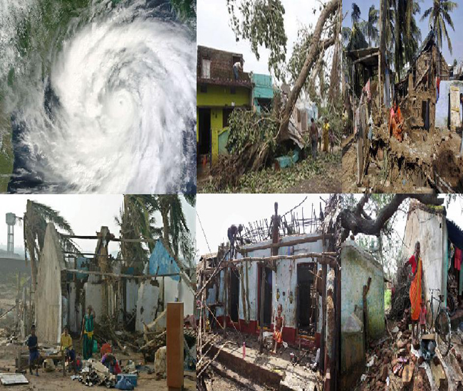 Cyclone Phailin damaged 2.4 lakh houses in coastal district of Ganjam Cyclone Phailin damaged 2.4 lakh houses in coastal district of Ganjam