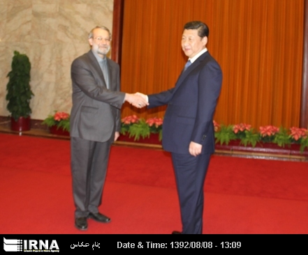 Iranian speaker meets Chinese President Iranian speaker meets Chinese President