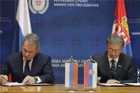 صربستان و روسيه توافق نامه همكاري دفاعي امضا كردند