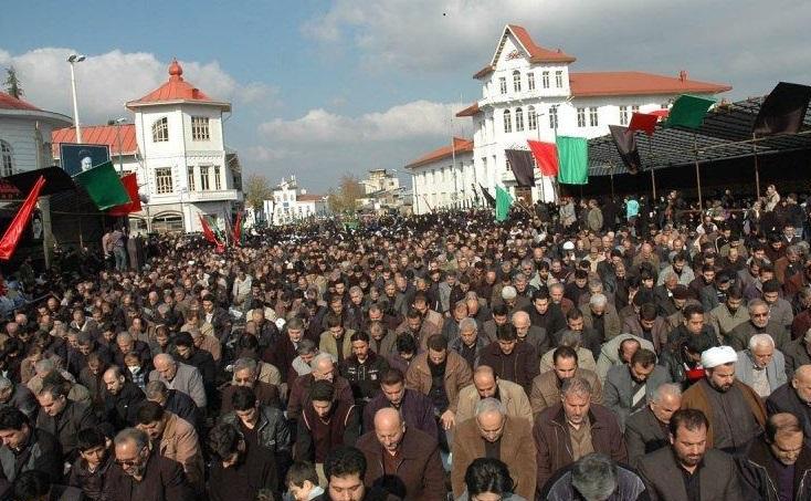 نماز باشكوه ظهر عاشورا در گيلان اقامه شد