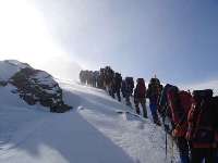 كوهنوردان همداني براي صعودهاي زمستاني توصيه هاي ايمني را جدي بگيرند
