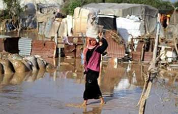 غزة علي شفي كارثة إنسانية كبيرة بسبب المنخفض والحصار