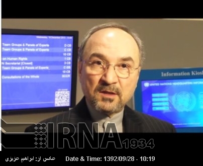 Zionist regime angry with Iran's anti-radicalism resolution, Khazaee Zionist regime angry with Iran's anti-radicalism resolution, Khazaee